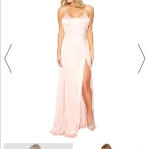 Naked wardrobe Satin dress